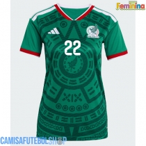 Camisa de time de futebol México Hirving Lozano #22 Replicas 1º Equipamento Feminina Mundo 2026 Manga Curta